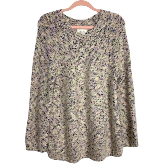 Lou & Grey Fuzzy Knit Marled Sweater - Picture 1 of 11